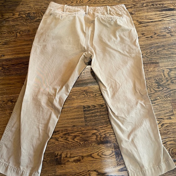 Gap dark tan khakis. Size 35 x 28. Standard fit. - Picture 2 of 4